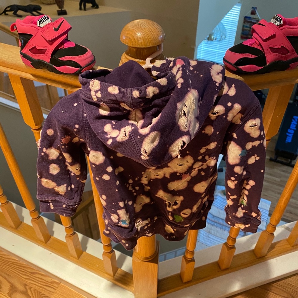 Toddler hoodie and sneakers bundle